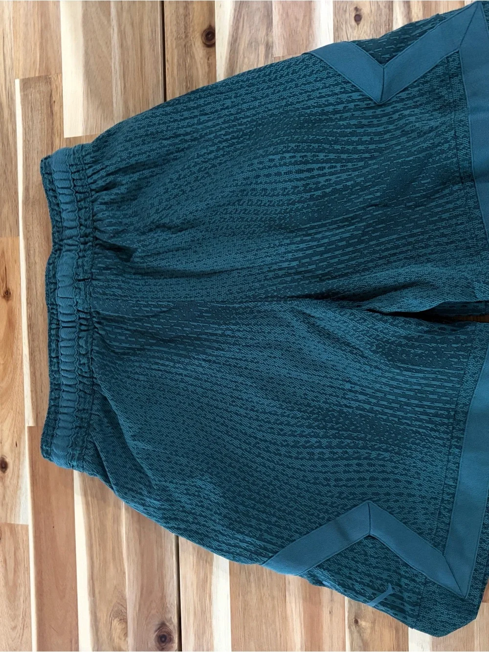 Jordan Men's Teal Athletic Shorts with Drawstring